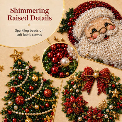 🎄 DIY Christmas Pearl Diamond Painting Art Kit With Frame (📦Buy 2 Free Shipping)