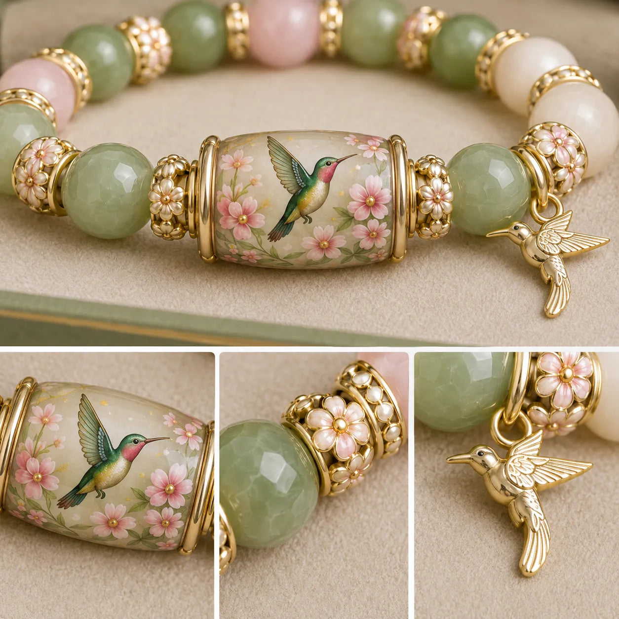 🌿 Love, Peace & Spring Blessings 💖 | 2026 Limited Edition Bracelet - With Gift Box - 10 In Stock