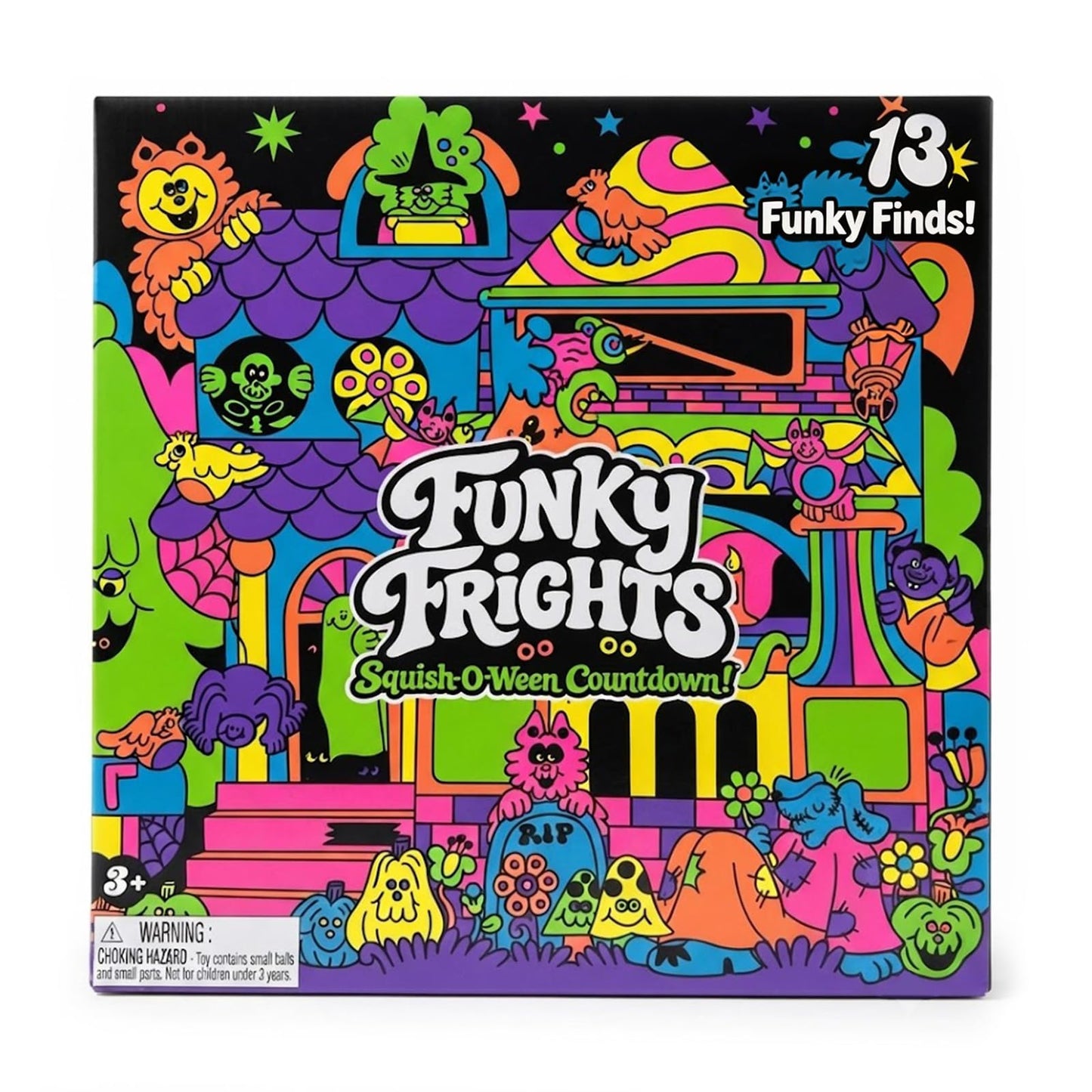 🎃Funky Frights Halloween Stress-Relief Advent Calendar – 13 Nights of Spooky Surprises