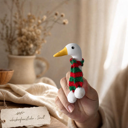🦢Hand-Painted Resin Peeking Goose Garden Stakes