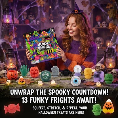 🎃Funky Frights Halloween Stress-Relief Advent Calendar – 13 Nights of Spooky Surprises