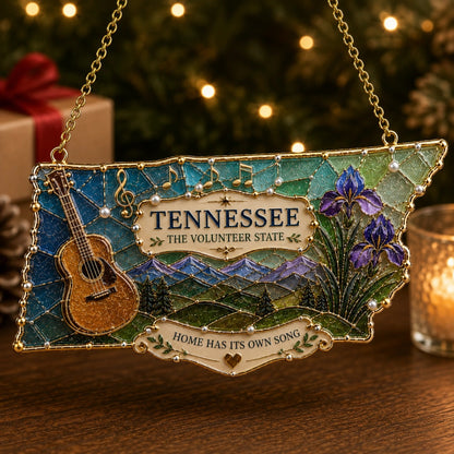 American State Heritage Christmas Hanging Ornament