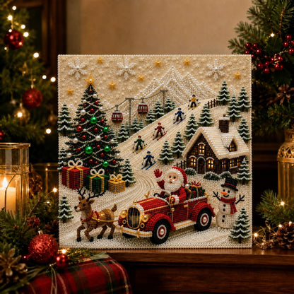 🎄 DIY Christmas Pearl Diamond Painting Art Kit With Frame (📦Buy 2 Free Shipping)