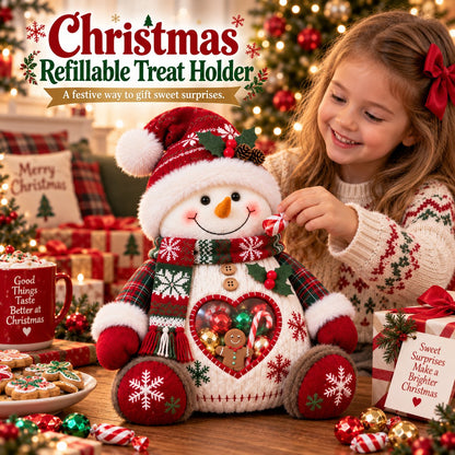 🎅 🎄Christmas Character Refillable Treat Holder
