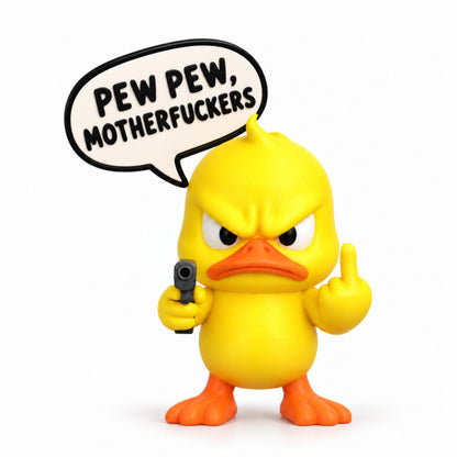 Bad Mood Duck Desk Figurine Collection