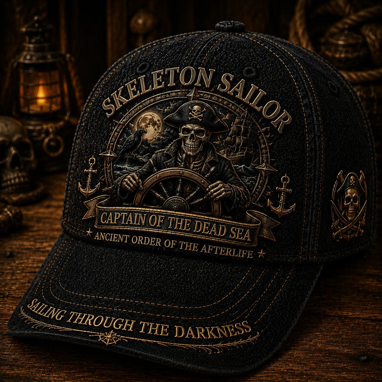 💀 SKELETON SAILOR — Captain Of The Dead Sea Limited Edition Hat