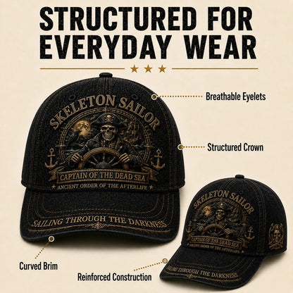 💀 SKELETON SAILOR — Captain Of The Dead Sea Limited Edition Hat
