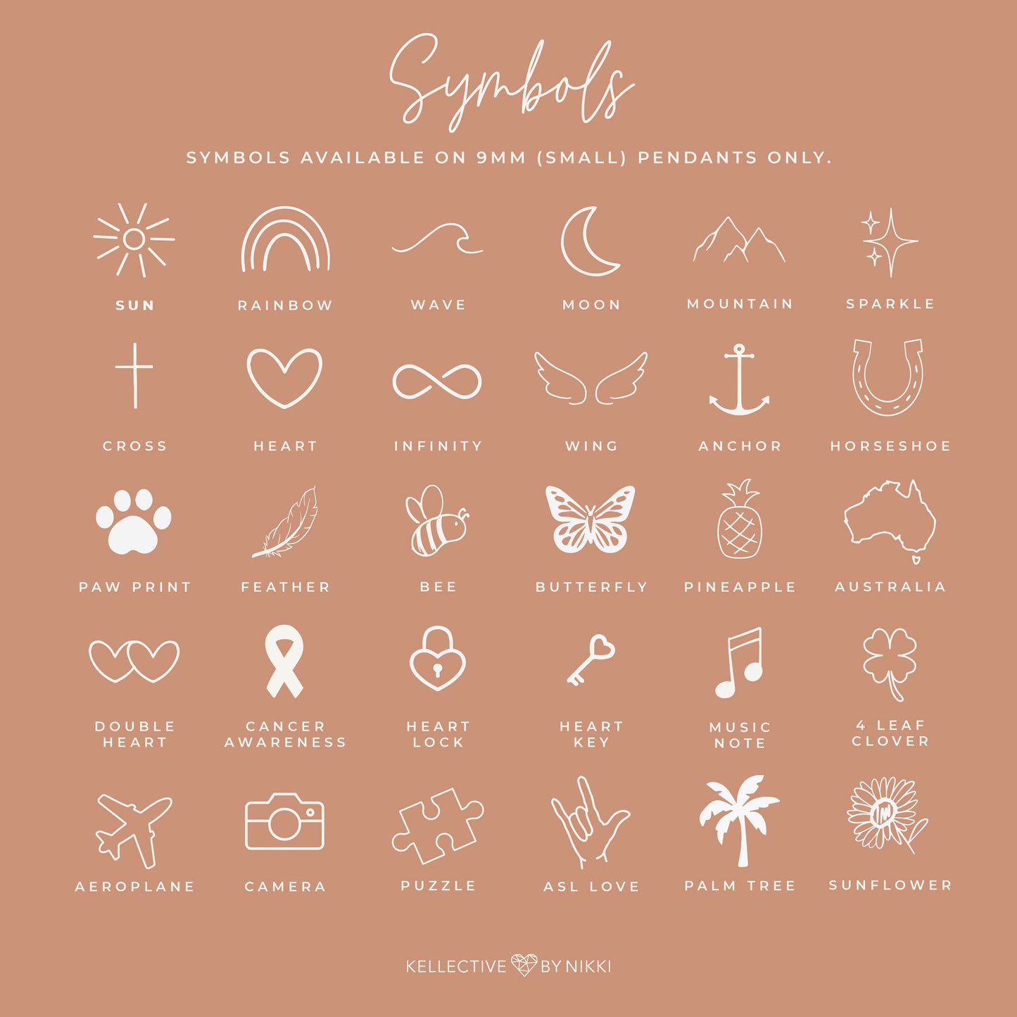 Medium & Small Pendant Necklace