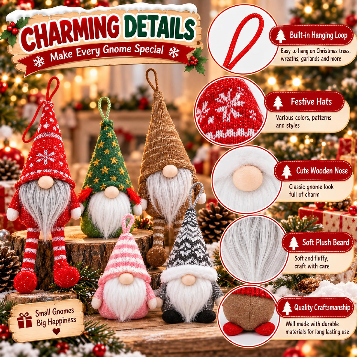 Gnome Advent Calendar 2026, 24 Days Christmas Countdown with 24 Gnomes
