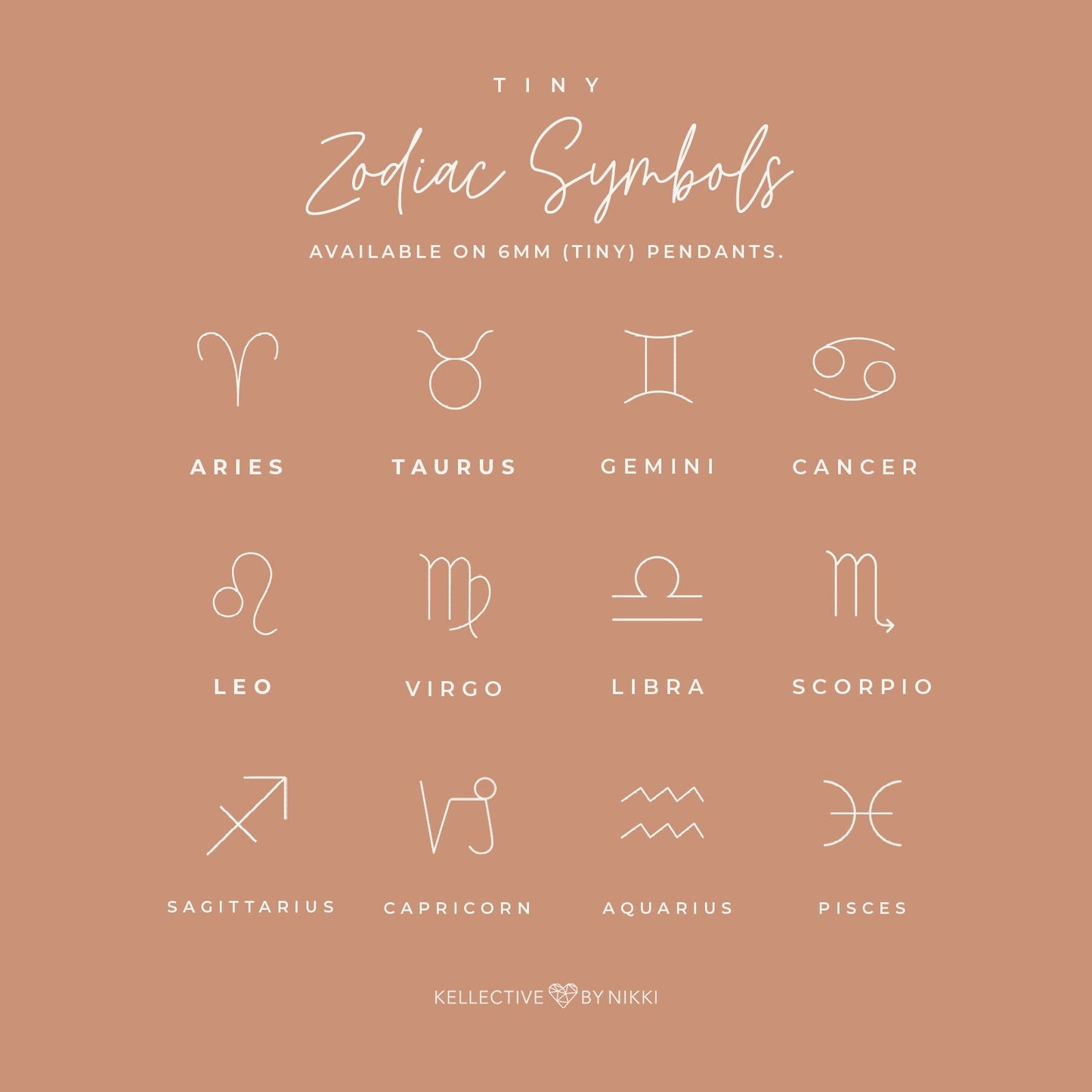 Paw Print Symbol Small Pendant Necklace