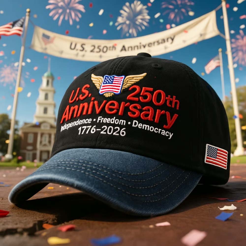 U.S. 250th  Anniversary Retro Washed Cap
