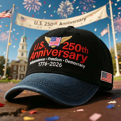 U.S. 250th  Anniversary Retro Washed Cap