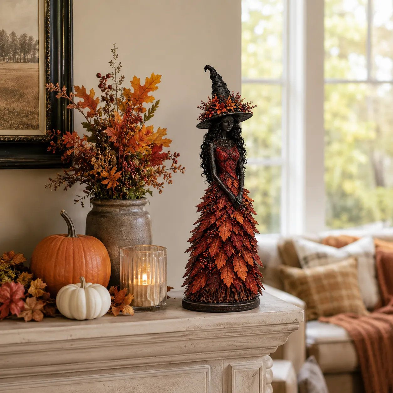 🧙‍♀️Enchanted Autumn Witch Figurine (📦Buy 2 Free Shipping)