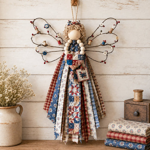 🔥Last Day 49% OFF - 🧵 Angel Fabric Hanging DIY Kit
