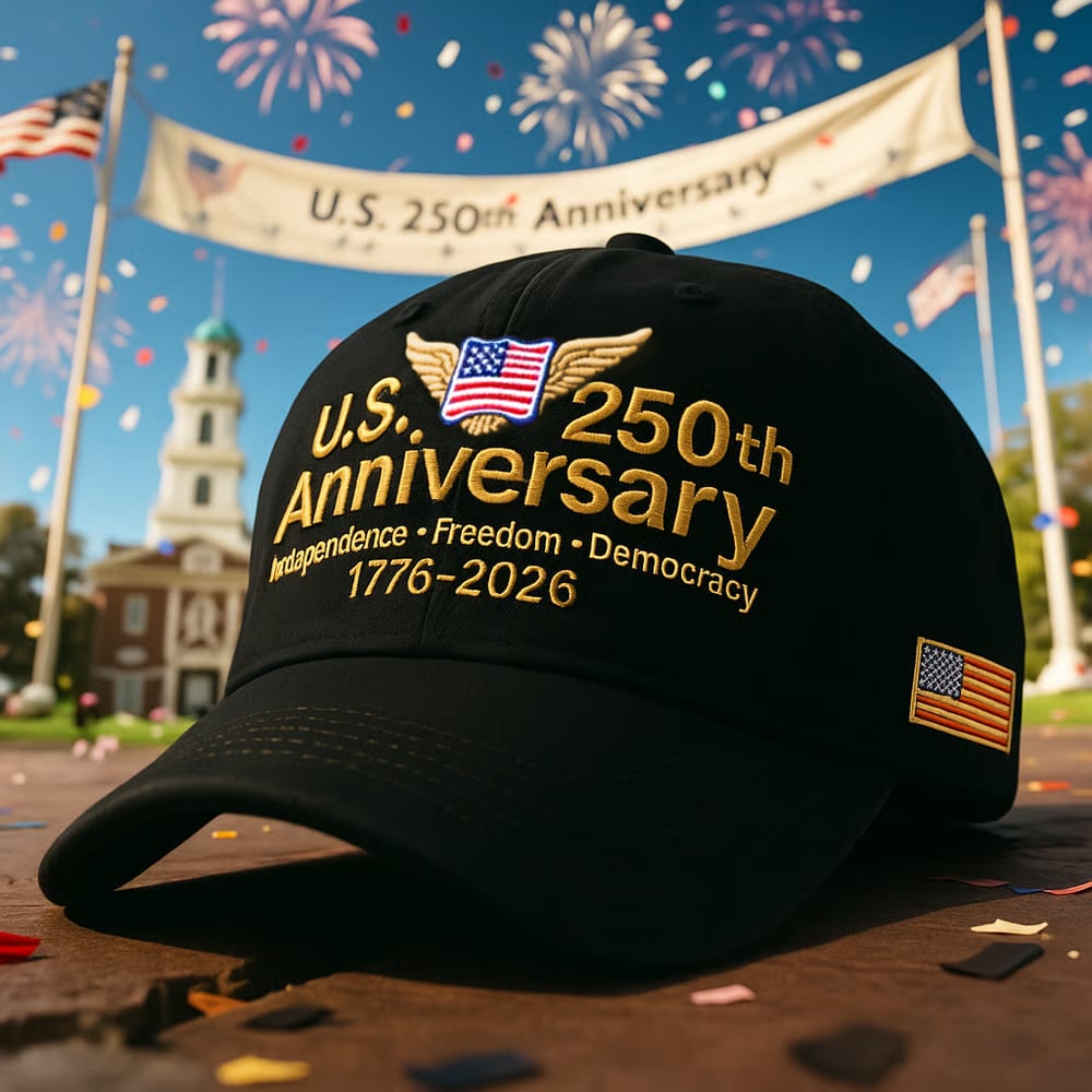 U.S. 250th  Anniversary Retro Washed Cap