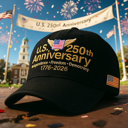 U.S. 250th  Anniversary Retro Washed Cap