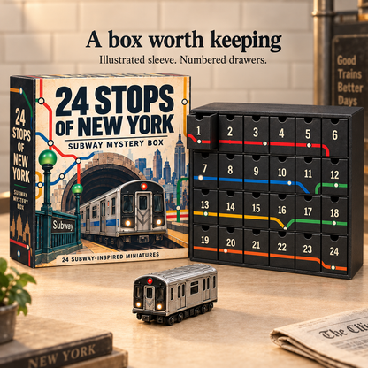 🚇 24 Stops of New York – Subway Mystery Advent Calendar 🗽