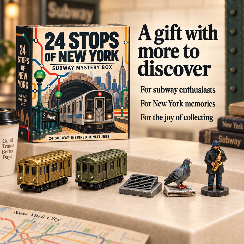 🚇 24 Stops of New York – Subway Mystery Advent Calendar 🗽