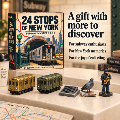 🚇 24 Stops of New York – Subway Mystery Advent Calendar 🗽