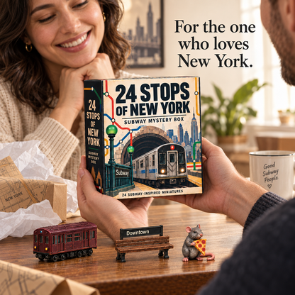 🚇 24 Stops of New York – Subway Mystery Advent Calendar 🗽