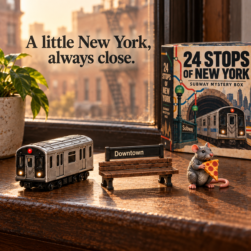 🚇 24 Stops of New York – Subway Mystery Advent Calendar 🗽