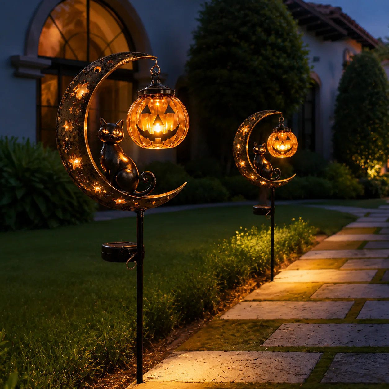 🎃 Pumpkin Moon Garden Stake Light (📦Buy 2 Free Shipping)
