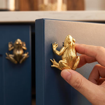 🐦 Handmade Vintage Brass Hummingbird Cabinet Pull - Nature-Inspired Furniture Upgrade